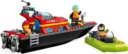 LEGO City - Reddingsboot Brand - 60373