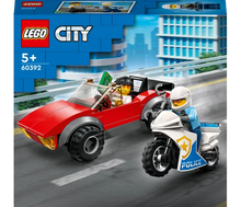 LEGO City - Achtervolging auto op politiemotor - 60392