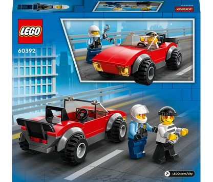 LEGO City - Achtervolging auto op politiemotor - 60392