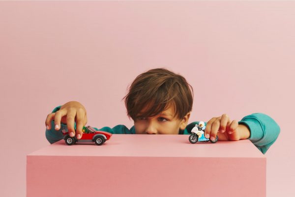 LEGO City - Achtervolging auto op politiemotor - 60392