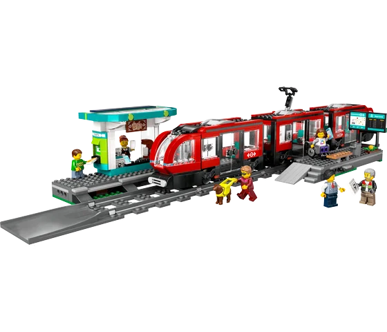 LEGO City - Stadstram en station - 60423