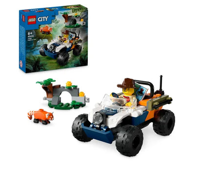 LEGO City - Jungleonderzoekers: rode panda-missie met terreinwagen - 60424