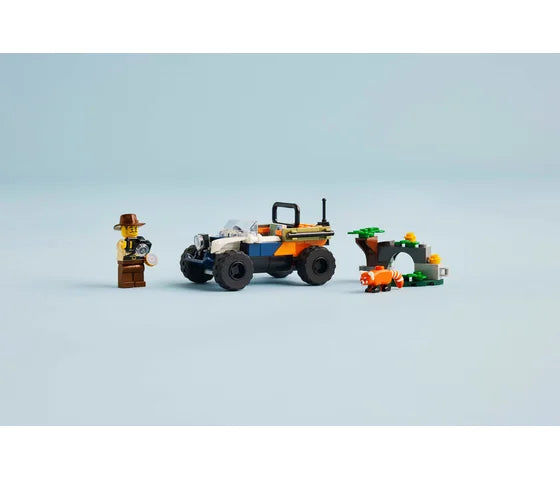 LEGO City - Jungleonderzoekers: rode panda-missie met terreinwagen - 60424