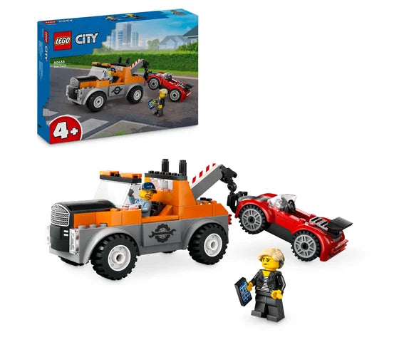 LEGO City - Sleepwagen en sportautoreparatie - 60435