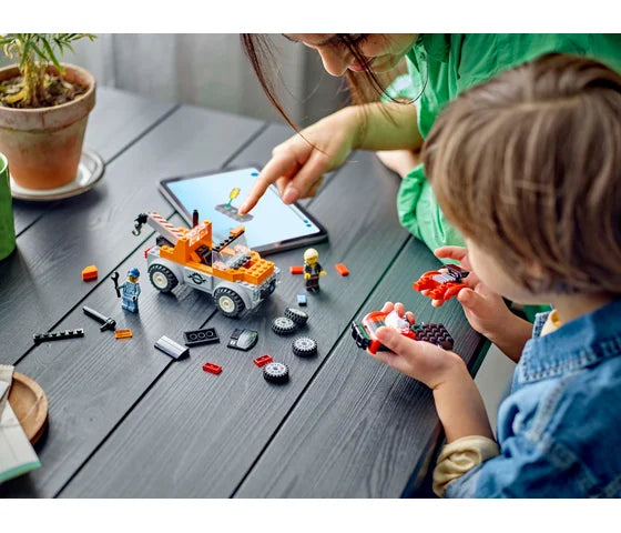 LEGO City - Sleepwagen en sportautoreparatie - 60435