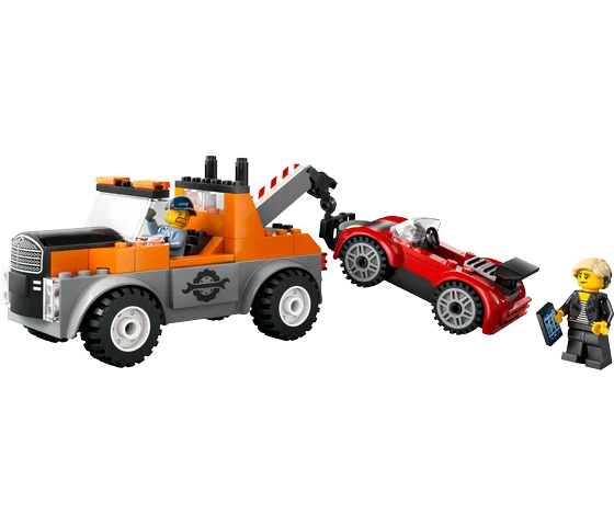 LEGO City - Sleepwagen en sportautoreparatie - 60435