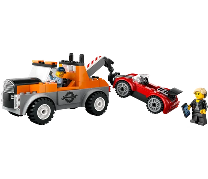 LEGO City - Sleepwagen en sportautoreparatie - 60435