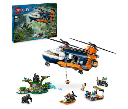 LEGO City - Jungleonderzoekers: helikopter bij de basis - 60437