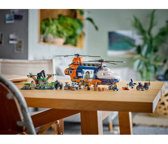 LEGO City - Jungleonderzoekers: helikopter bij de basis - 60437