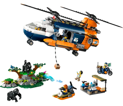 LEGO City - Jungleonderzoekers: helikopter bij de basis - 60437