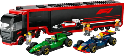 LEGO City - F1® truck met RB20 en AMR24 F1® auto's - 60445