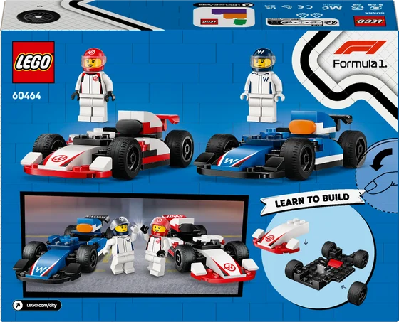 LEGO City - F1® Williams Racing en Haas F1® racewagens - 60464