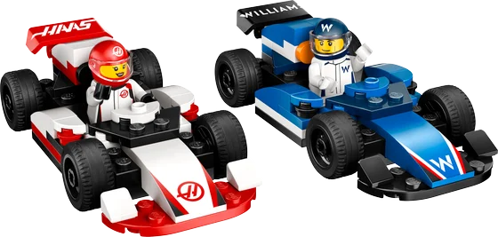 LEGO City - F1® Williams Racing en Haas F1® racewagens - 60464