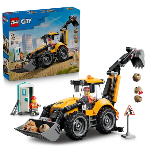LEGO City - Gele graaflaadmachine - 60480