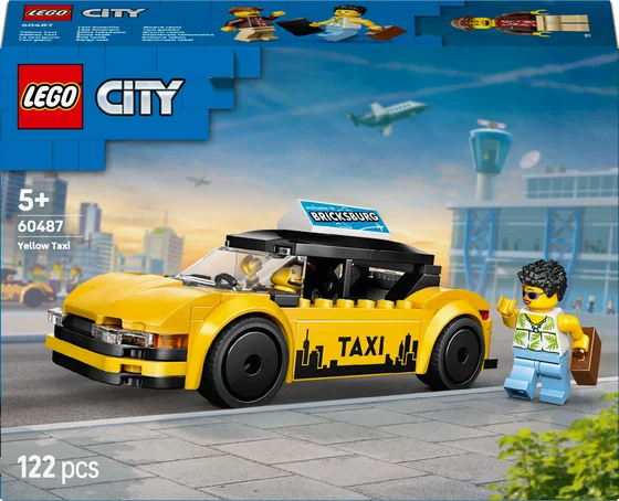 LEGO City - Gele taxi - 60487
