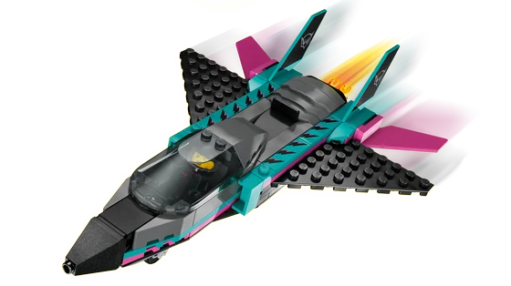 LEGO City - Straalvliegtuig vs. sportauto - 60489