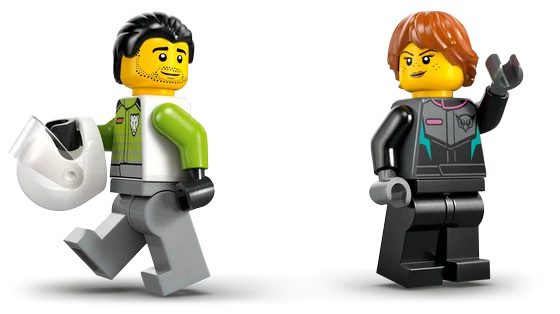 LEGO City - Straalvliegtuig vs. sportauto - 60489