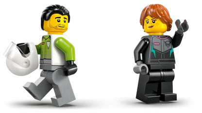 LEGO City - Straalvliegtuig vs. sportauto - 60489