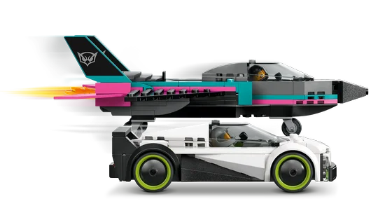 LEGO City - Straalvliegtuig vs. sportauto - 60489