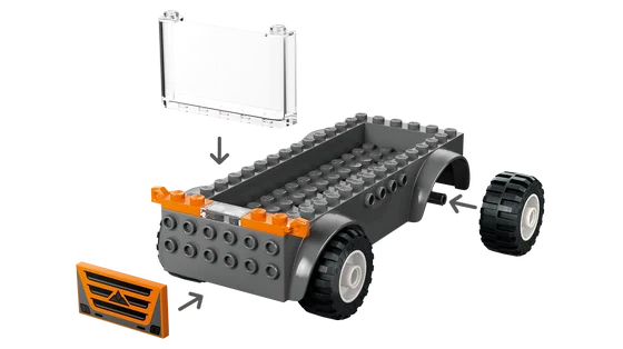 LEGO City - Transportwagen voor motoren - 60491