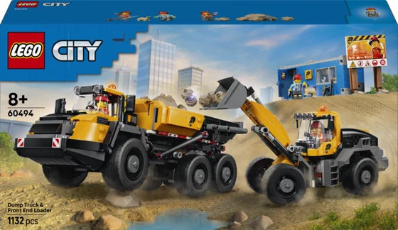 LEGO City - Kiepwagen en voorlader - 60494