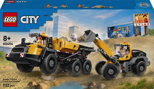 LEGO City - Kiepwagen en voorlader - 60494