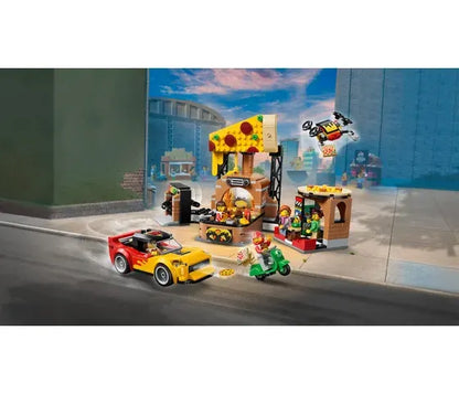 LEGO City - Pizzacentrale met voertuigen - 60496