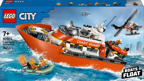 LEGO City - Kustwacht reddingsboot met helikopter - 60504