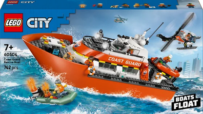 LEGO City - Kustwacht reddingsboot met helikopter - 60504