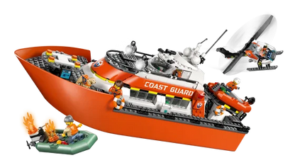LEGO City - Kustwacht reddingsboot met helikopter - 60504