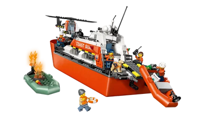 LEGO City - Kustwacht reddingsboot met helikopter - 60504