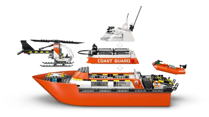 LEGO City - Kustwacht reddingsboot met helikopter - 60504