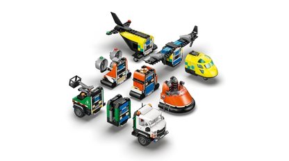 LEGO City - Vliegtuig, servicewagen en hovercraft remix - 60505