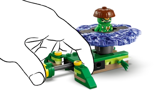 LEGO Ninjago - Nya vs. mutatiemonster in spinner - 71849