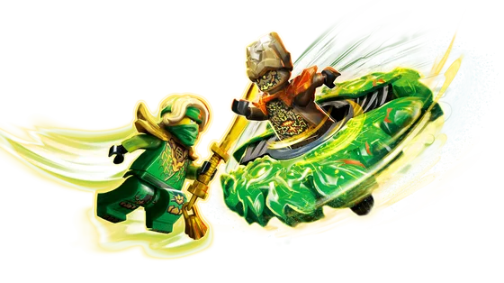 LEGO Ninjago - Lloyd vs. aardemonster in spinner - 71850