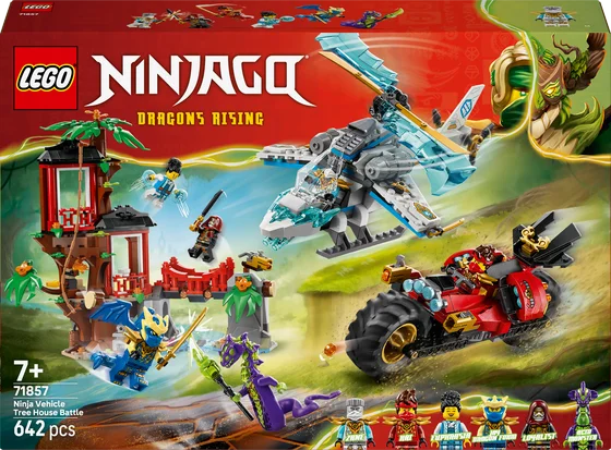 LEGO Ninjago - Ninjavoertuigen bij de boomhut - 71857