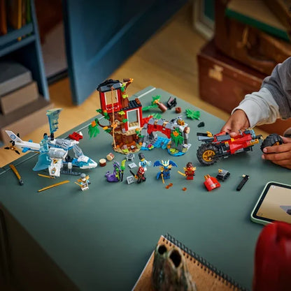 LEGO Ninjago - Ninjavoertuigen bij de boomhut - 71857