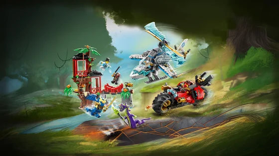 LEGO Ninjago - Ninjavoertuigen bij de boomhut - 71857