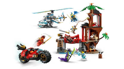 LEGO Ninjago - Ninjavoertuigen bij de boomhut - 71857