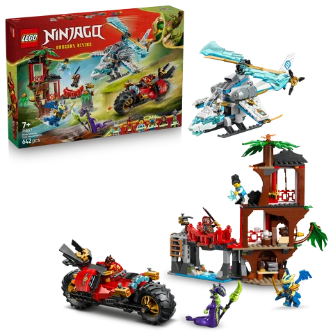 LEGO Ninjago - Ninjavoertuigen bij de boomhut - 71857