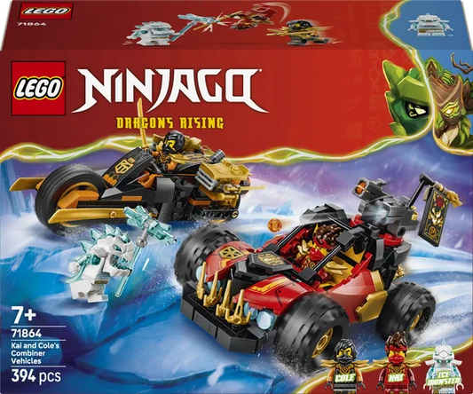 LEGO Ninjago - Kai en Cole's combivoertuigen - 71864