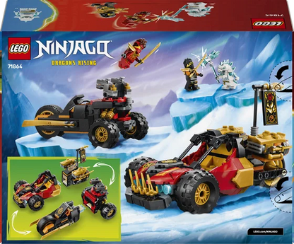 LEGO Ninjago - Kai en Cole's combivoertuigen - 71864
