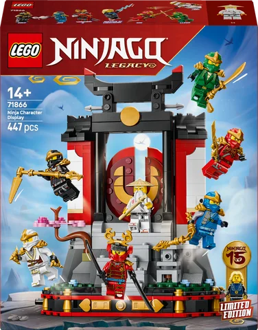 LEGO Ninjago - 15-jarig jubileum: Display met ninjapersonages - 71866