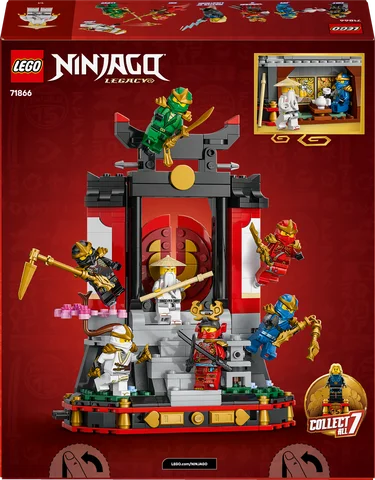 LEGO Ninjago - 15-jarig jubileum: Display met ninjapersonages - 71866