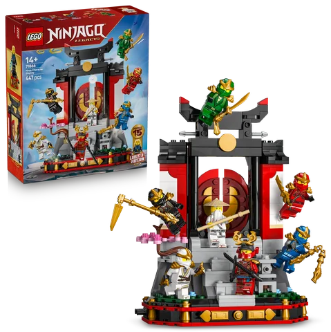 LEGO Ninjago - 15-jarig jubileum: Display met ninjapersonages - 71866