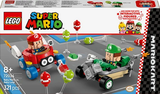 LEGO Super Mario - Mario Kart™ – Baby Mario vs. Baby Luigi - 72034
