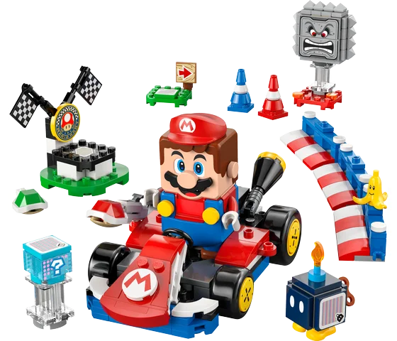 LEGO Super Mario - Mario Kart™ – Interactieve LEGO® Mario™ en standaardkart - 72043