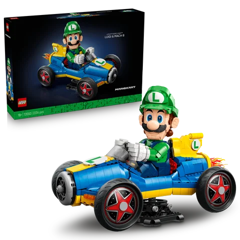 LEGO Super Mario - Mario Kart™: Luigi en Mach 8 - 72050