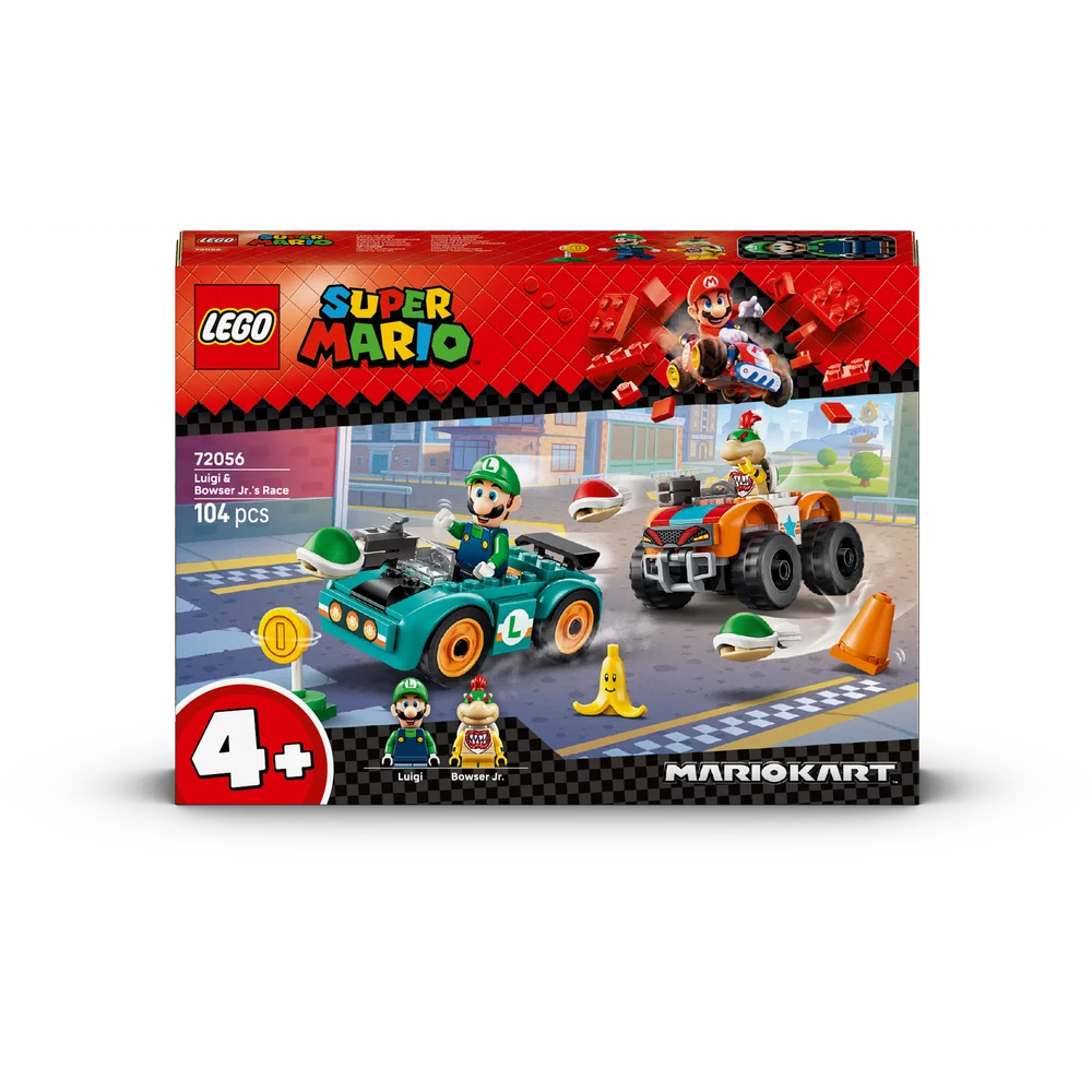 LEGO Super Mario - Mario Kart™ – Luigi en Bowser Jr.'s race - 72056