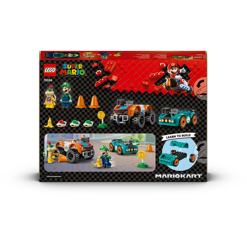 LEGO Super Mario - Mario Kart™ – Luigi en Bowser Jr.'s race - 72056